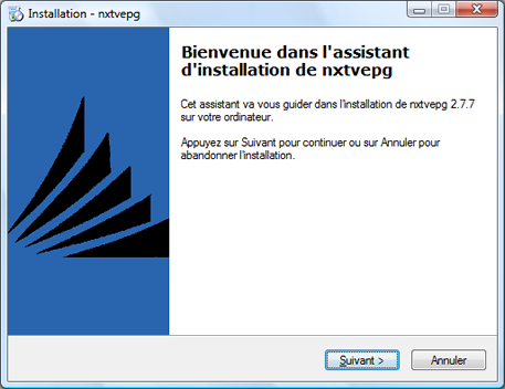 Assistant d'installation.